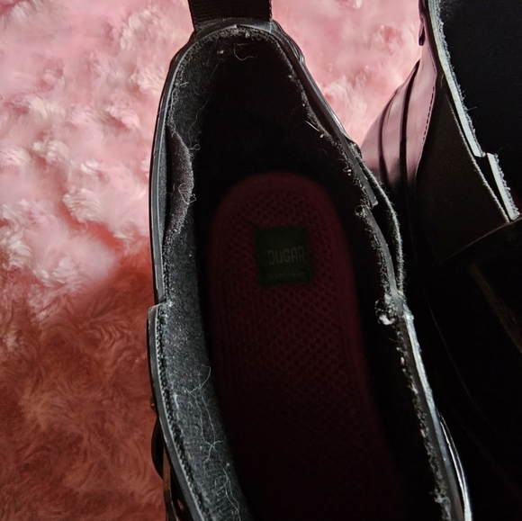 Cougar Women's Black Royale Hand Made Ankle-High Rain Boots Size 10 - Picture 12 of 12